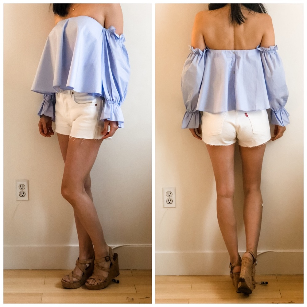 NWOT Zara Off The Shoulder Top